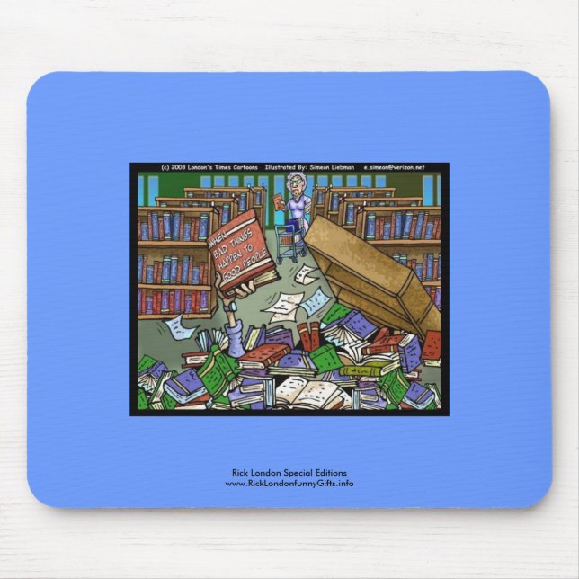 Schlechte Dinge passieren 2 gute Leute Spaß Maus P Mousepad (Vorne)