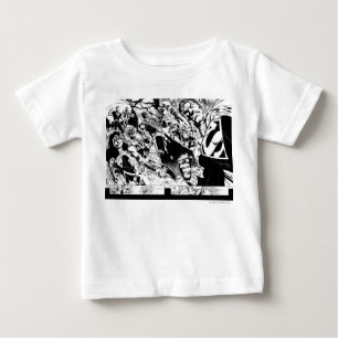 Schlechte Held-Platte Baby T-shirt