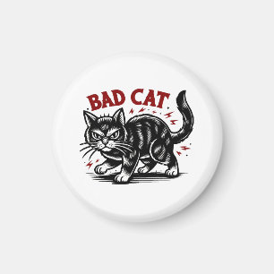 Schlechte Katze Magnet