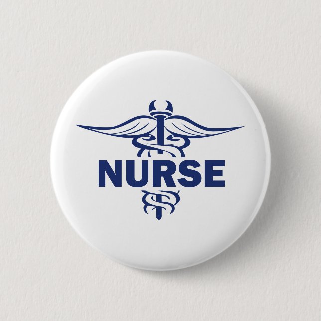 schlechte Krankenschwester Button (Vorderseite)