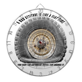 Schlechte Lage wie flacher Tritt Dartscheibe