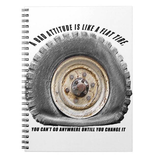 Schlechte Lage wie flacher Tritt Notizblock (Vorderseite)