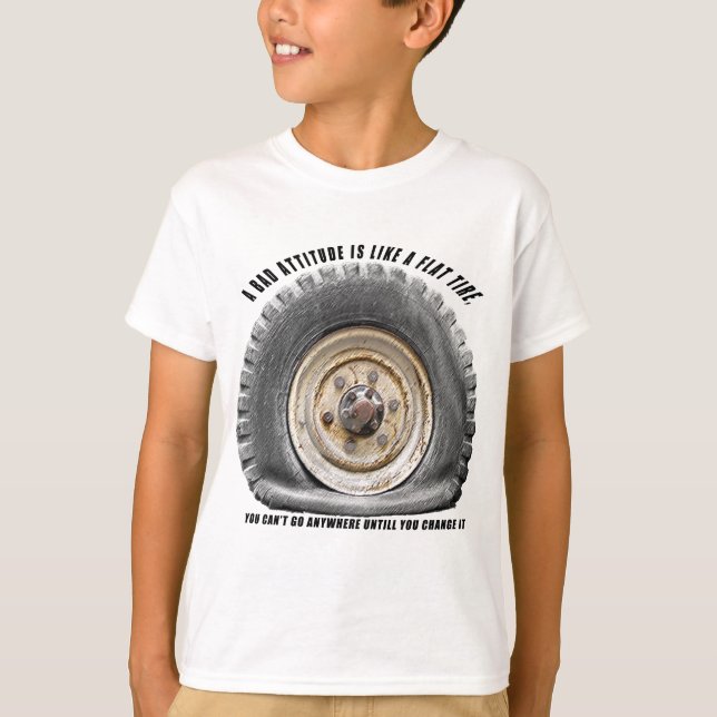 Schlechte Lage wie flacher Tritt T-Shirt (Vorderseite)