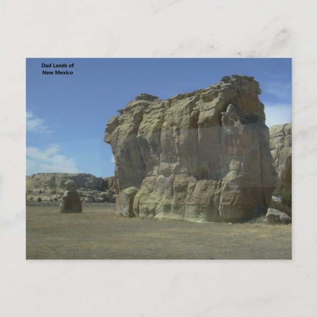 Schlechte Länder New Mexico Postkarte (Vorderseite)