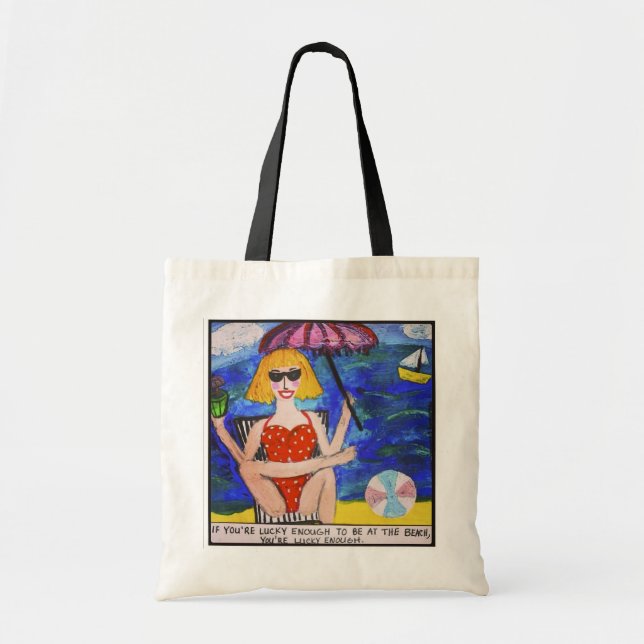 SCHLECHTE MÄDCHEN-KUNST-TASCHE TRAGETASCHE (Vorne)