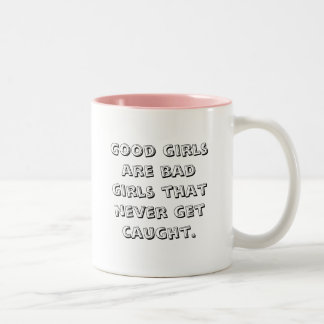 Schlechte Mädchen Zweifarbige Tasse