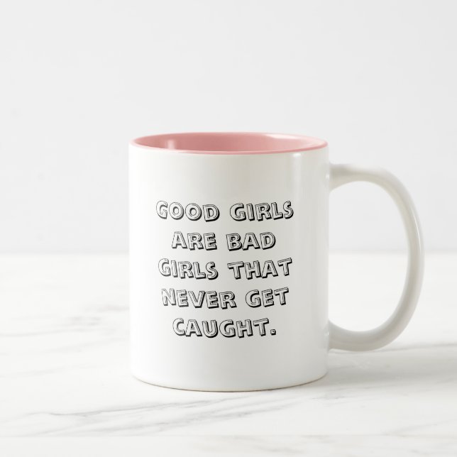 Schlechte Mädchen Zweifarbige Tasse (Rechts)
