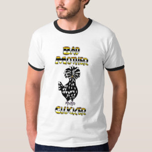 Schlechte Mutter Gackerin   Lustiges Huhn  T-Shirt