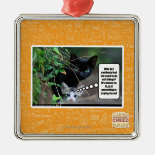 schlechte Sachen Ornament Aus Metall