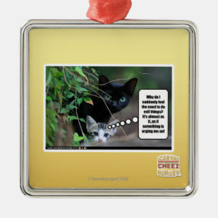 schlechte Sachen Silbernes Ornament