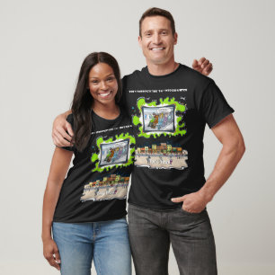 Schlechte Schilfrohre Absurde Situationshumor Du T-Shirt
