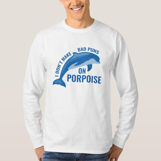 Schlechte Schlaglöcher auf Porpos T-Shirt (Vorderseite)