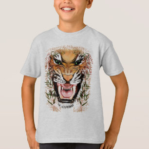 Schlechte Tiger-Gesichts-Shirts T-Shirt