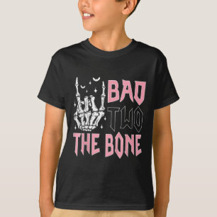Schlechte Two The Bone Partydekorationen 2 Jahre a T-Shirt