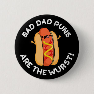 Schlechte Vater sind die Wurst-Funny-Wurst Puppe d Button