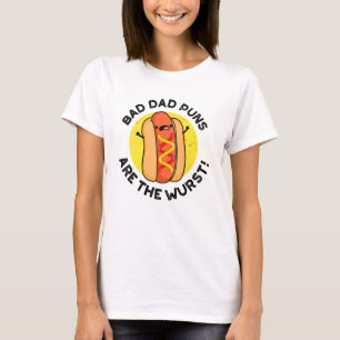 Schlechte Vater sind die Wurst-Funny-Wurst-Puppe T-Shirt