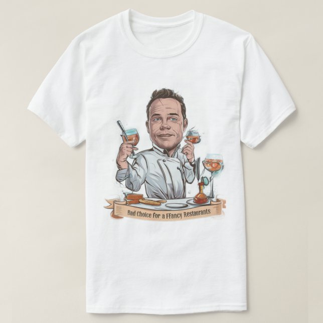 schlechte Wahl für ein extravagantes Shirt (Design vorne)