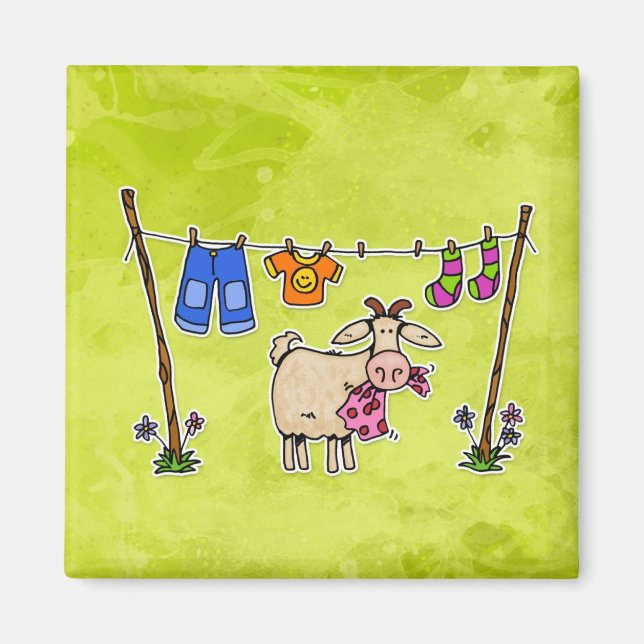 schlechte Ziege Magnet (Vorne)