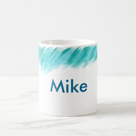 Schlechter, blauer Paint-Job Tasse