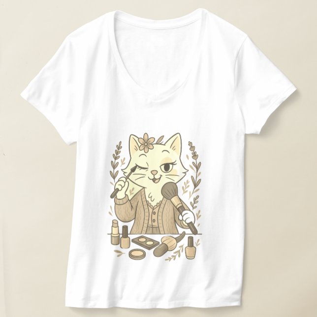 Schlechter Felltag - Make-up Edition T-Shirt (Ablage )