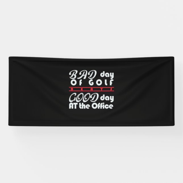 Schlechter Golfer-Tag Banner (Horizontal)