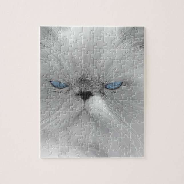 Schlechter Großvater der mürrischen Katze Puzzle (Vertikal)