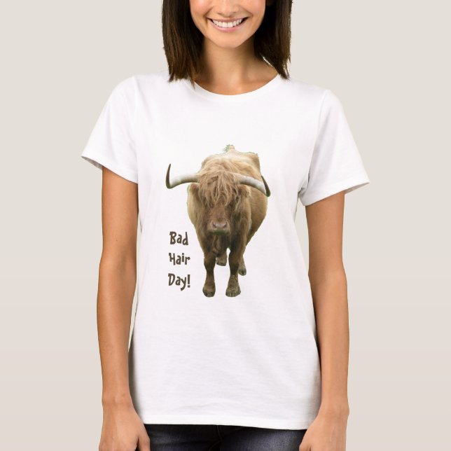 Schlechter Haartag! T-Shirt (Vorderseite)