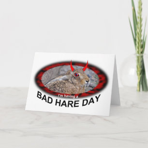 Schlechter Hasentag Karte