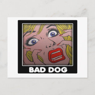 schlechter Hund 2 Postkarte