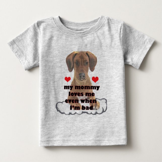 schlechter Hund Baby T-shirt (Vorderseite)