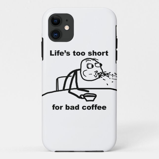 schlechter Kaffee Case-Mate iPhone Hülle (Rückseite)