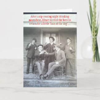 Schlechter Ol Kerl - Vintag Einladung