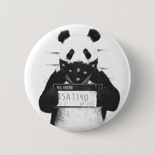 Schlechter Panda Button (Vorderseite)