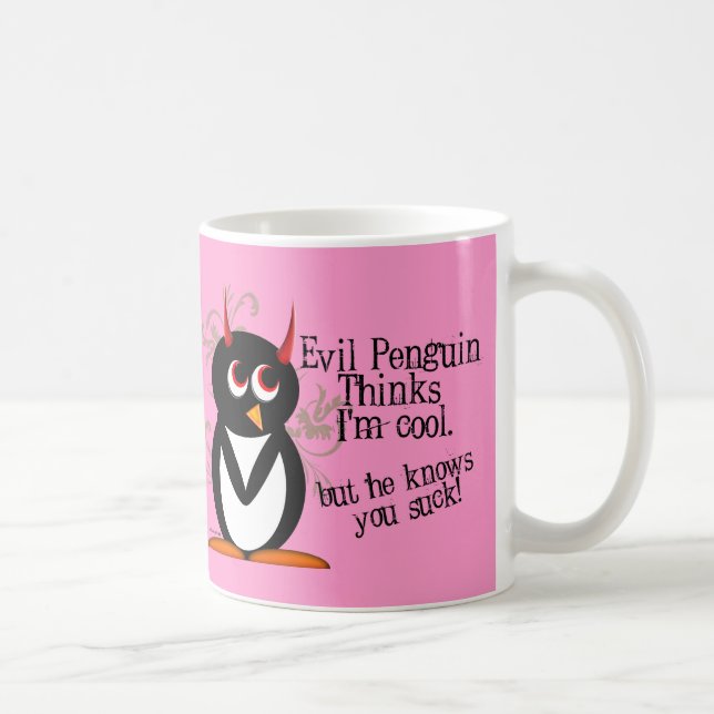Schlechter Penguin sind zum Kotzen Sie Tasse - (Rechts)