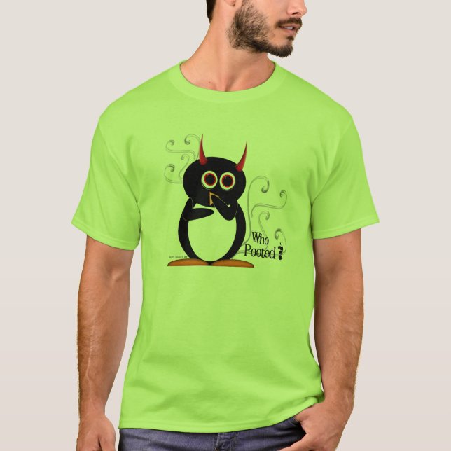 Schlechter Pinguin wer Pooted? T - Shirt (Vorderseite)