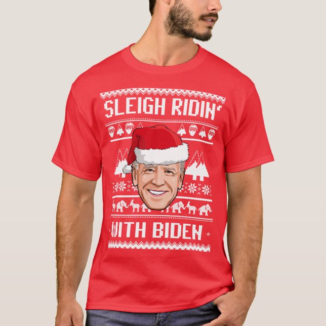 SCHLECHTER RIDIN' MIT BIDEN T-Shirt (Vorderseite)