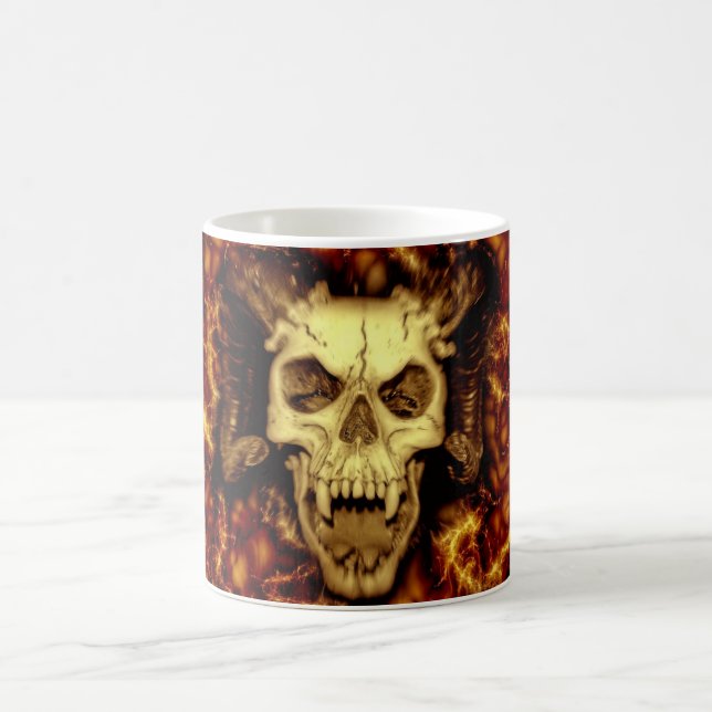 Schlechter Schädel Tasse (Mittel)