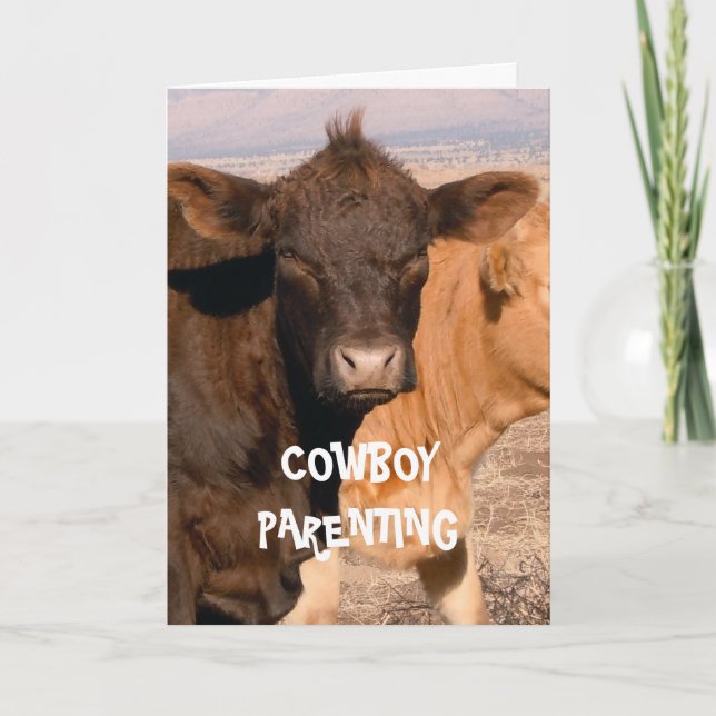 Schlechter Tag - CowboyParenting Karte (Vorderseite)