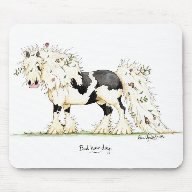 "Schlechter Tag" Mousepad (Vorne)