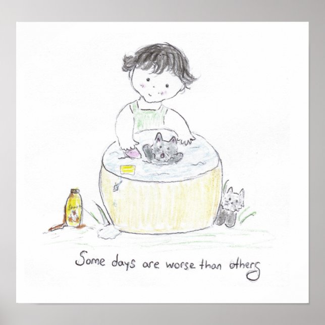 Schlechter Tag Poster (Vorne)