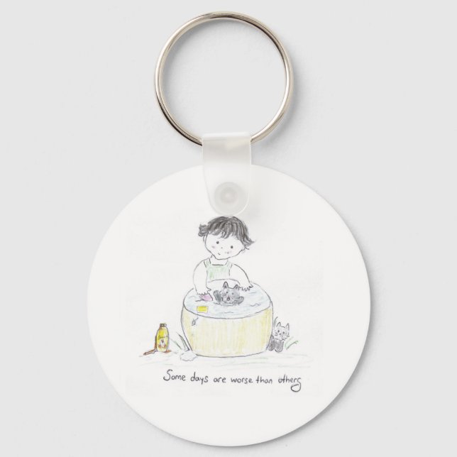 Schlechter Tag Schlüsselanhänger (Vorderseite)