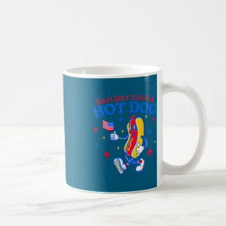 Schlechter Tag, um ein Hot Dog lustiger BBQ-Grill  Kaffeetasse