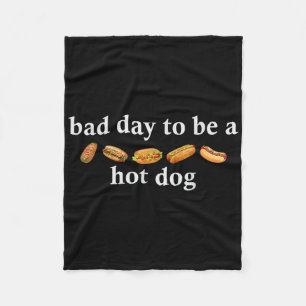 Schlechter Tag, um ein Hot Dog Lustiges 4. Juli-Sh Fleecedecke