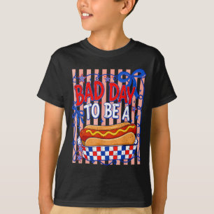 Schlechter Tag, um ein Hot Dog zu sein, amerikanis T-Shirt