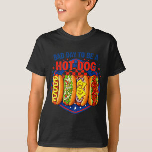 Schlechter Tag, um ein Hotdog zu sein - Hotdog-Lie T-Shirt
