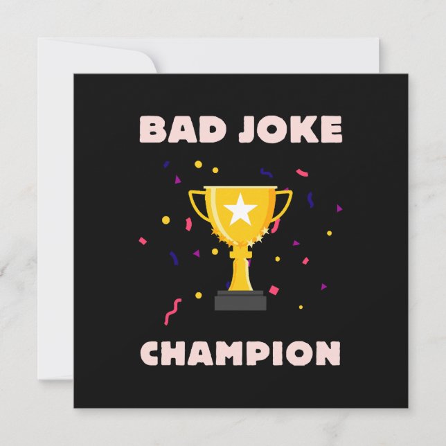 Schlechter Witz Champion (Vorderseite)