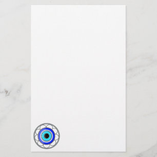 Schlechtes Augen-viel Glück-Charme auf A - Briefpapier