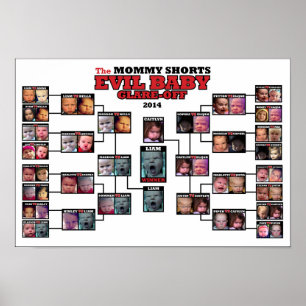 Schlechtes Baby Greller Glanz-Weg Turnier-Plakat Poster