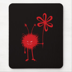 Schlechtes Blumen-Wanze mousepad