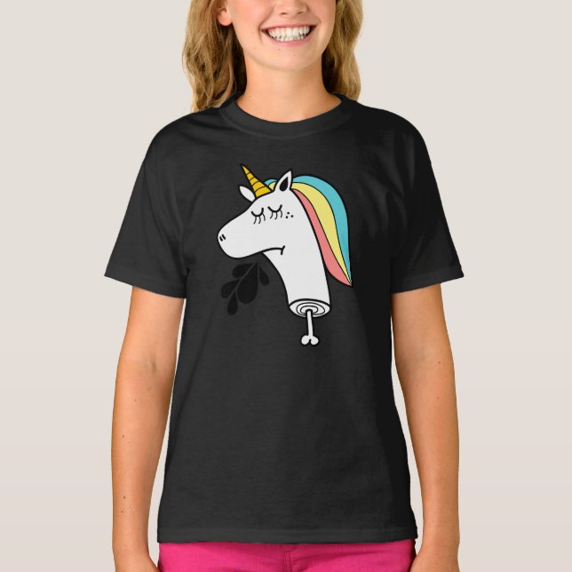Schlechtes Einhorn T-Shirt (Vorderseite)